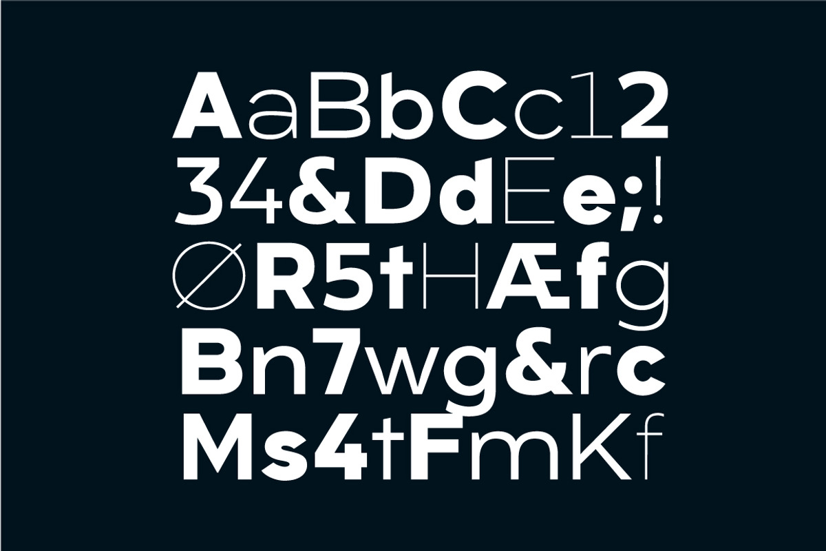 Arkibal Display, a Sans Serif Font by Jan-Christian Bruun (Photo 9 of 16)