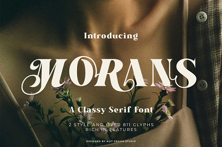 Morans Typeface, a Serif Font by alit design