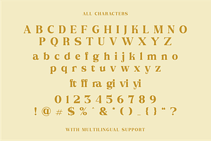 Hedgier - Modern Serif Typeface