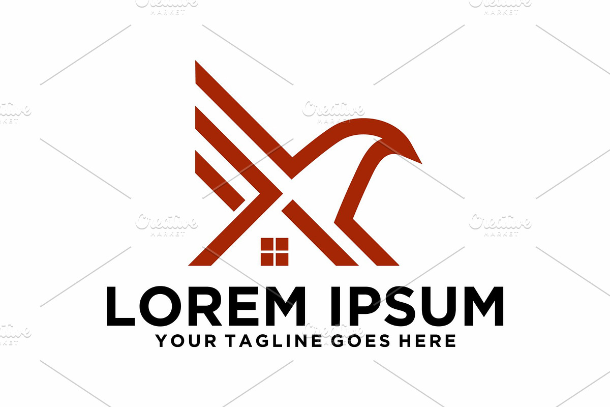 Eagle line symbol Property logo, a Branding & Logo Template by REDVY CREATIVE (Photo 2 of 2)
