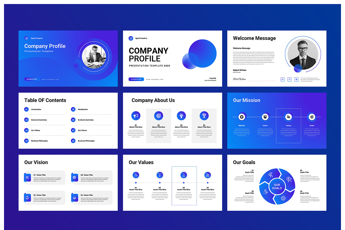 Corporate Business Presentation PPTX, a Presentation Template by Spark_Creative (Photo 3 of 11)