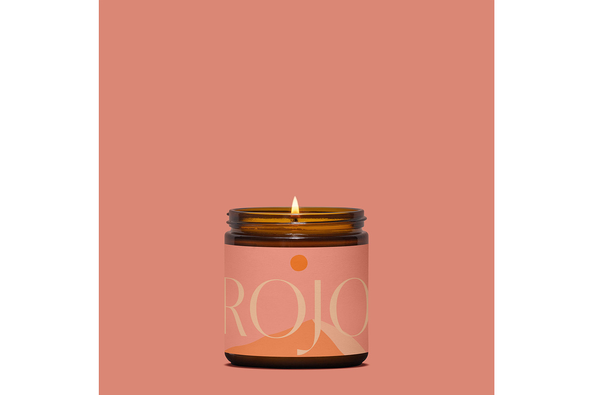 Amber Candle Jar Mockup, a Cups & Container Mockup by Copal (Photo 5 of 13)