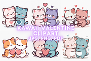 Prompt For Kawaii Valentine Clipart, a Seasonal Illustration by Creative design (Thumbnail 1 of 7)