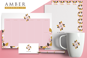 Amber Branding Set