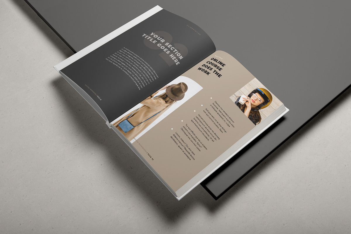 Noctua Workbook Template, a Brochure Template by SlideStation (Photo 4 of 18)