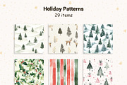 Christmas Watercolor Clipart Collect, a Graphic by IrenKlm (Thumbnail 9 of 11)