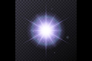 Light Color Glow Flare Stars Set, an Icon by in8finity (Thumbnail 5 of 5)