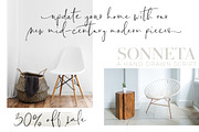 Sonneta Script, a Script Font by DISTRICT 62 STUDIO (Thumbnail 6 of 14)