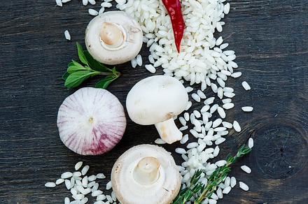 Rice featuring risotto, grain, and dish, a Food & Drink Photo by Yuliya Gontar