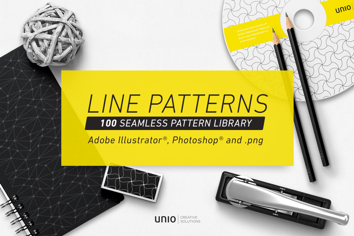 Line Patterns, a Pattern Graphic by Unio Designs (Photo 1 of 14)
