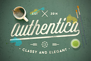 Authentica (30% Off), a Script Font by artimasa (Thumbnail 1 of 5)