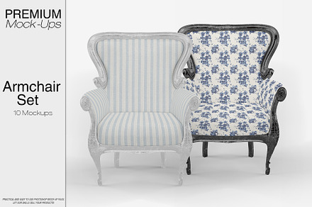 Armchair Mockup Pack, a Mask Mockup by mock-ups
