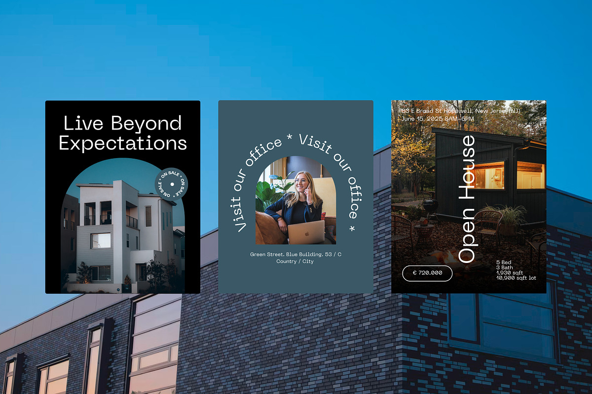 Real Estate Instagram Template, a Social Media Template by Wolf Theory Studio (Photo 8 of 11)