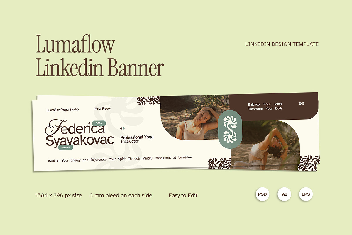 Lumaflow - Linkedin Banner, a Social Media Template by Fannan Studio (Photo 2 of 3)