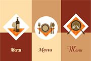 3 Menu templates, a Brochure Template by zoya (Thumbnail 1 of 4)