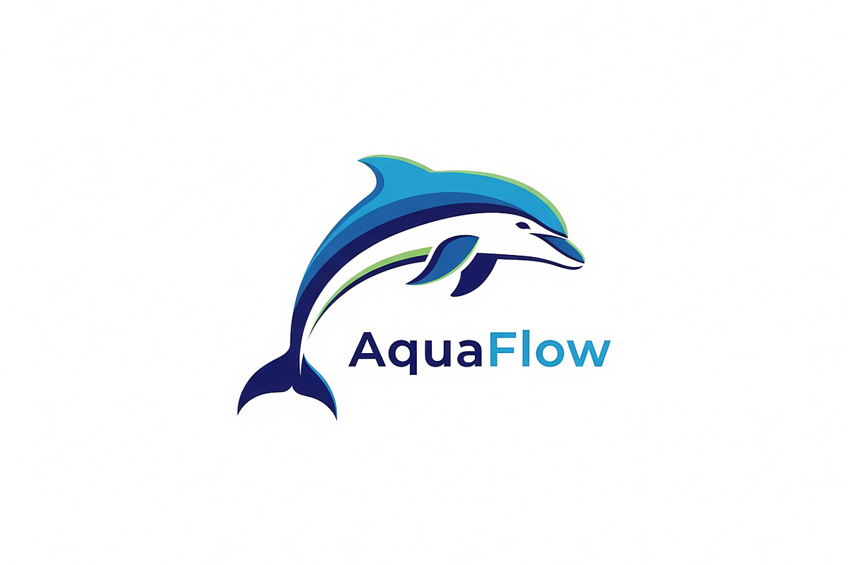 Aqua Flow Dolphin, a Branding & Logo Template by Logocreative (Photo 2 of 2)