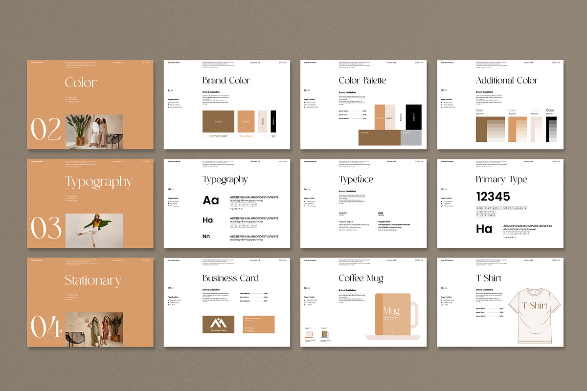 Hola | Brand Guidelines, a Brochure Template by UpSolution (Photo 8 of 9)