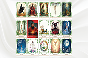 Botanical Tarot Cards Deck, a Decorative Illustration by Mugio (Thumbnail 2 of 4)