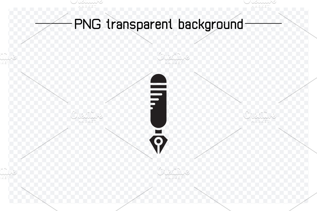 Pen and Writing Tools Icons, a Solid Icon by Designfour (Photo 4 of 7)
