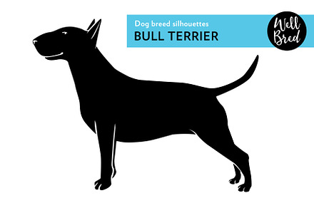 Bull Terrier Vector Silhouette