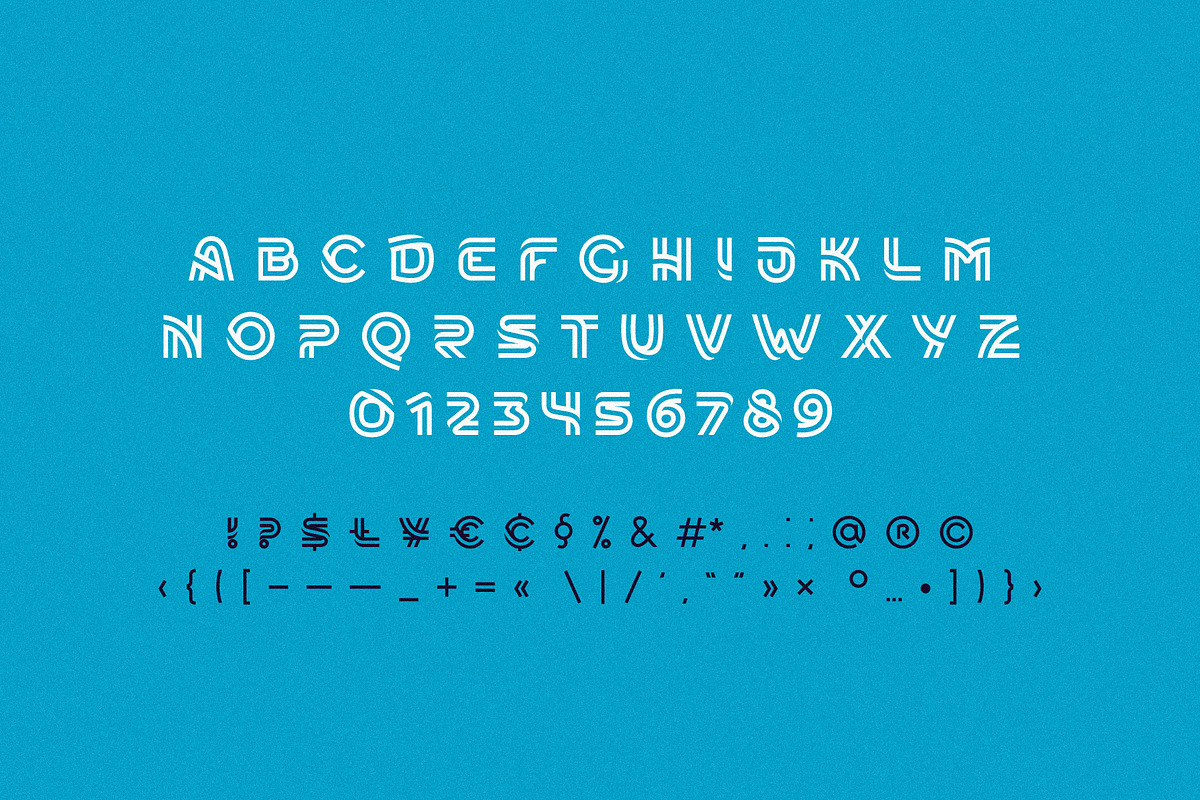 Parallels Lines font, a Symbol Font by kaer_shop (Photo 3 of 8)