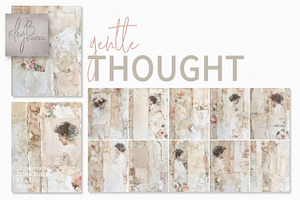 Gentle Thought Vintage Collages