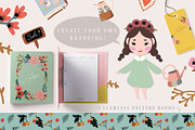 Beauty Branding Kit, an Animal Illustration by NassyArt (Thumbnail 10 of 11)