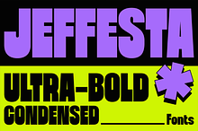 Jeffesta - Bold Retro Pop Fonts