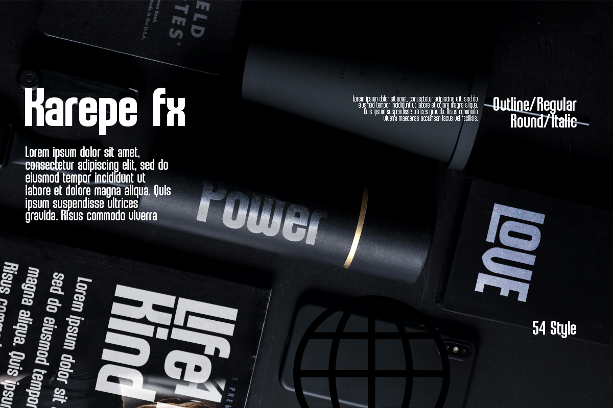 Karepe FX, a Sans Serif Font by Differentialtype (Photo 8 of 10)
