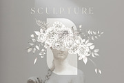 SCULPTURE White flowers collection, a Decorative Illustration by Anastezia Luneva (Thumbnail 9 of 9)