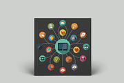 Web Flat Icons, an Icon by Creative Ink (Thumbnail 3 of 3)