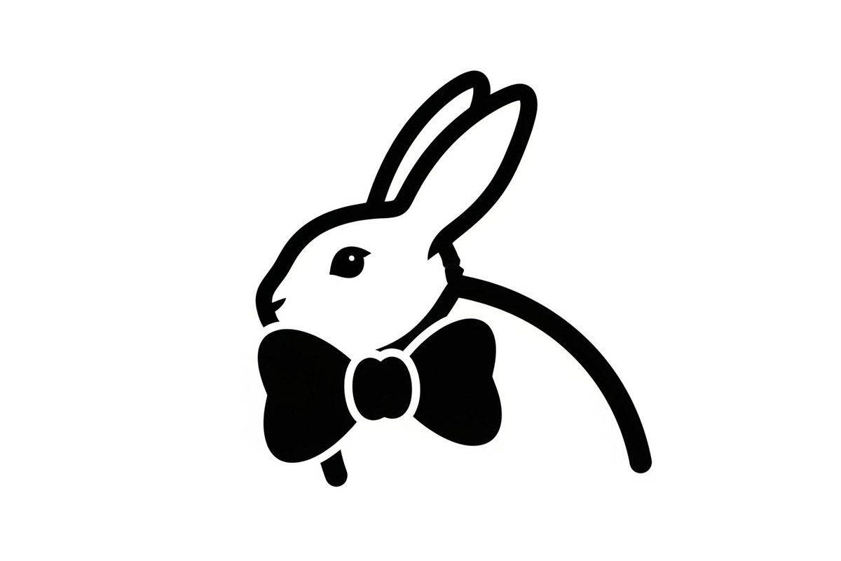 Cute Bunny Love Silhouette Icons, an Illustration by Creativeshirt (Photo 24 of 51)