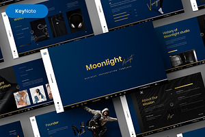 Moonlight – Business Keynote, a Presentation Template by Dens Creative Studio