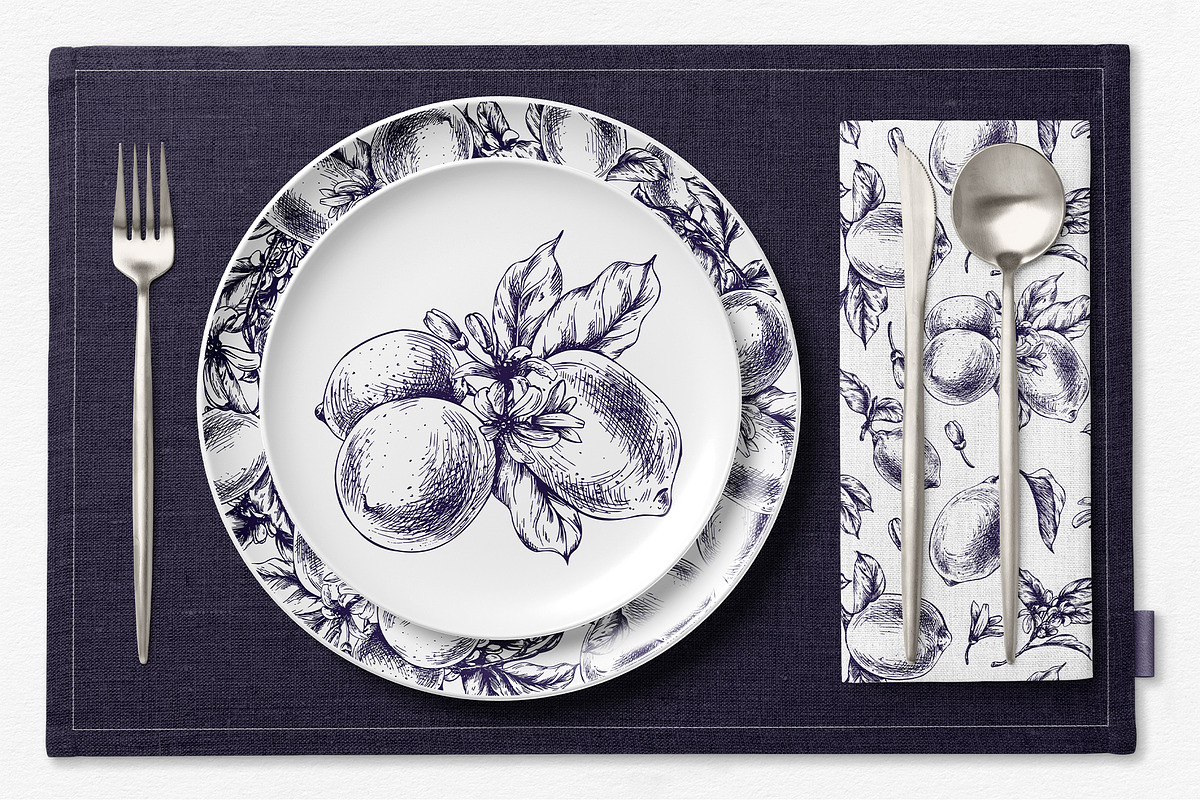 Vintage Lemon Engraving Collection, a Food Illustration by NATASHA CHU (Photo 6 of 14)