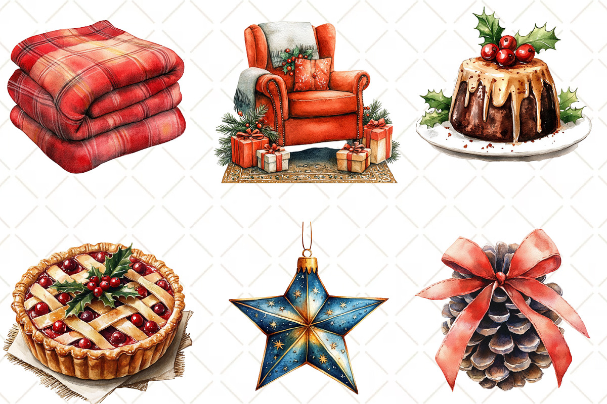 Cozy Christmas Sublimation Designs, an Illustration by Black Bird Studio (Photo 2 of 6)