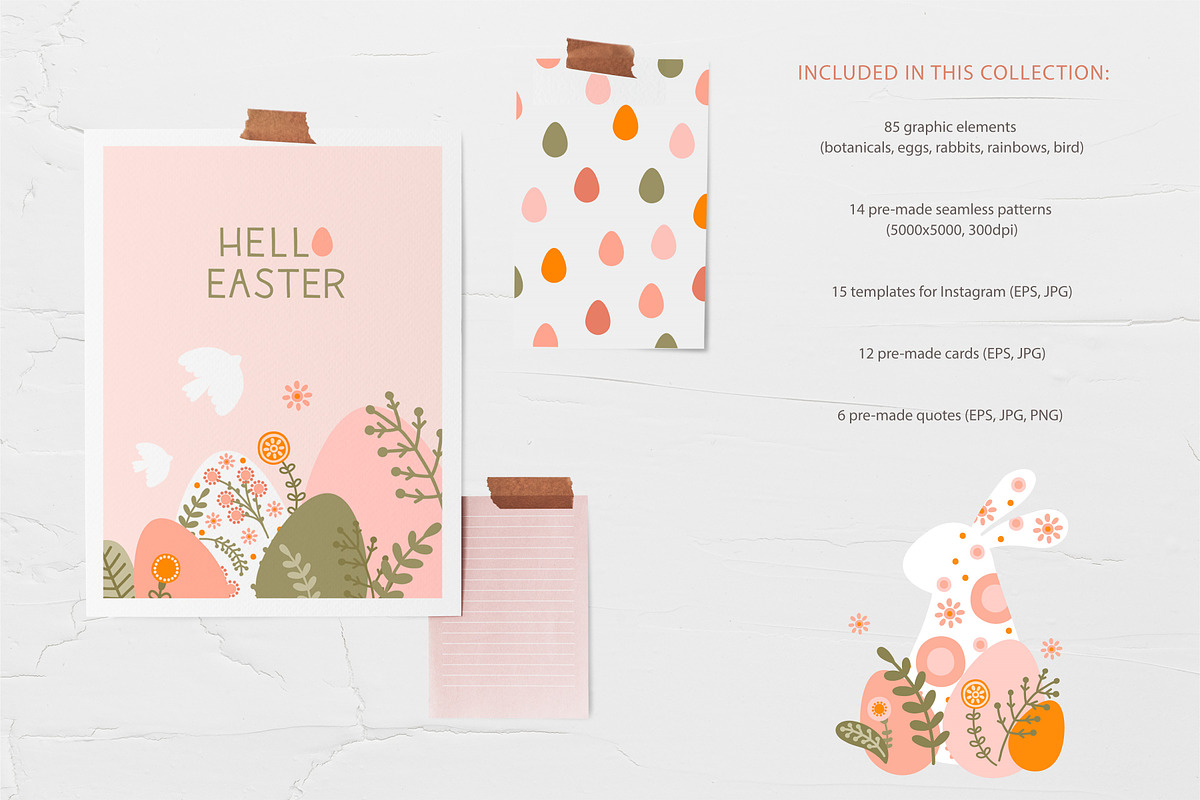 Hello Easter! Spring collection., an Animal Illustration by RinSo_art (Photo 3 of 14)