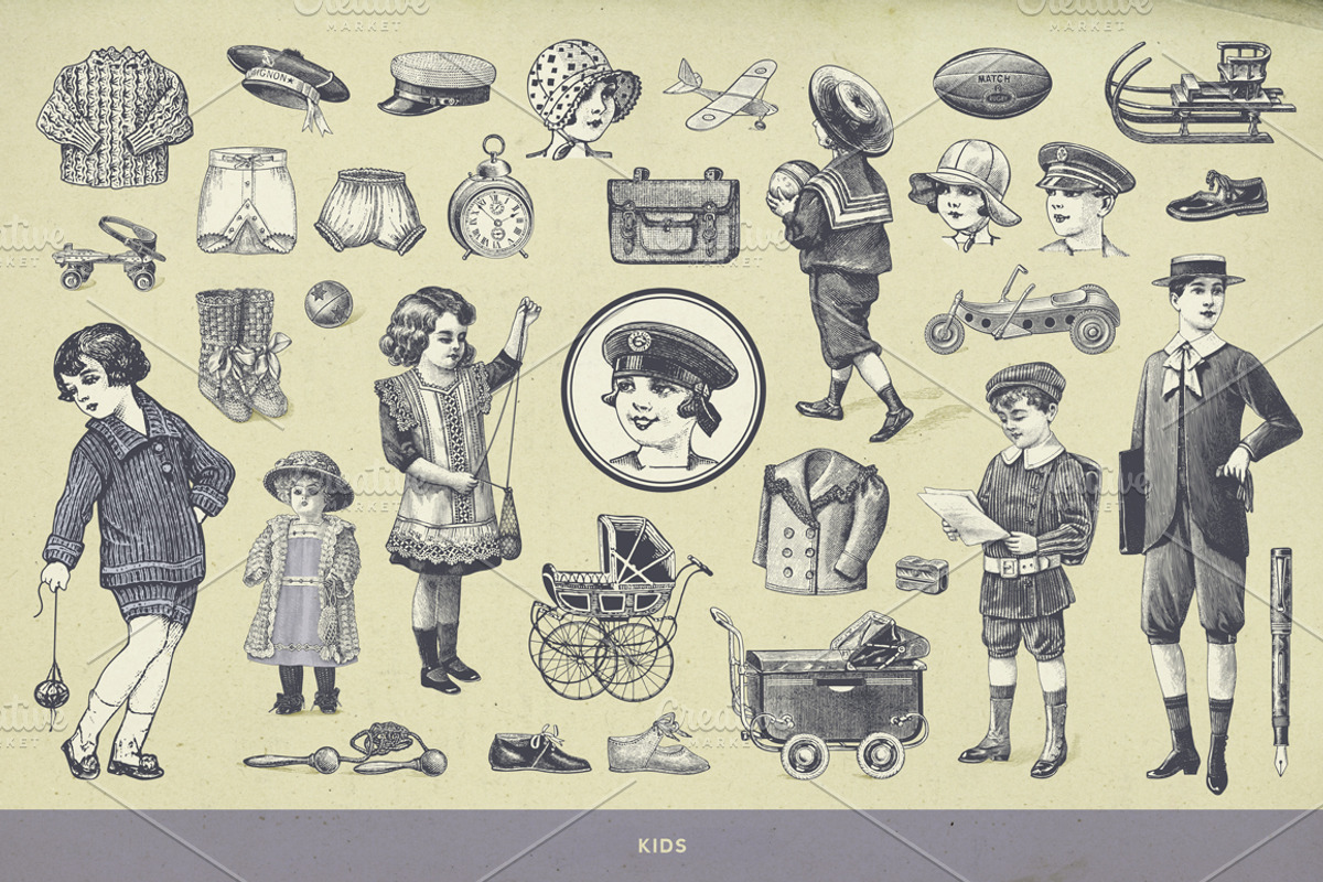 SALE! 100 Lifestyle Illustrations, an Education Illustration by Anja Kaiser (Photo 4 of 4)