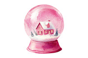 Pink Christmas Sublimation Clipart, an Illustration by Designking (Thumbnail 4 of 4)