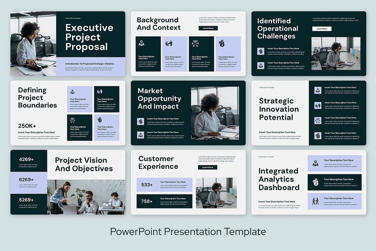 Executive Project Proposal, a Presentation Template by Sixtemp (Photo 2 of 3)