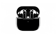50 Wireless Earbuds Silhouette Icon, an Illustration by abu67222 (Thumbnail 43 of 51)