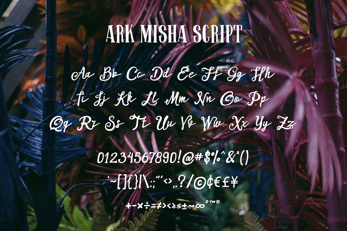 ARK Misha - Handwritten Font Duo, a Script Font by Arkara (Photo 7 of 11)