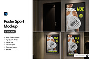 Poster Sport Mockup, an Advertising Mockup by SLAB! Design (Thumbnail 1 of 7)