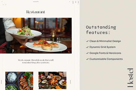 Hostel - Hotel & Restaurant Template