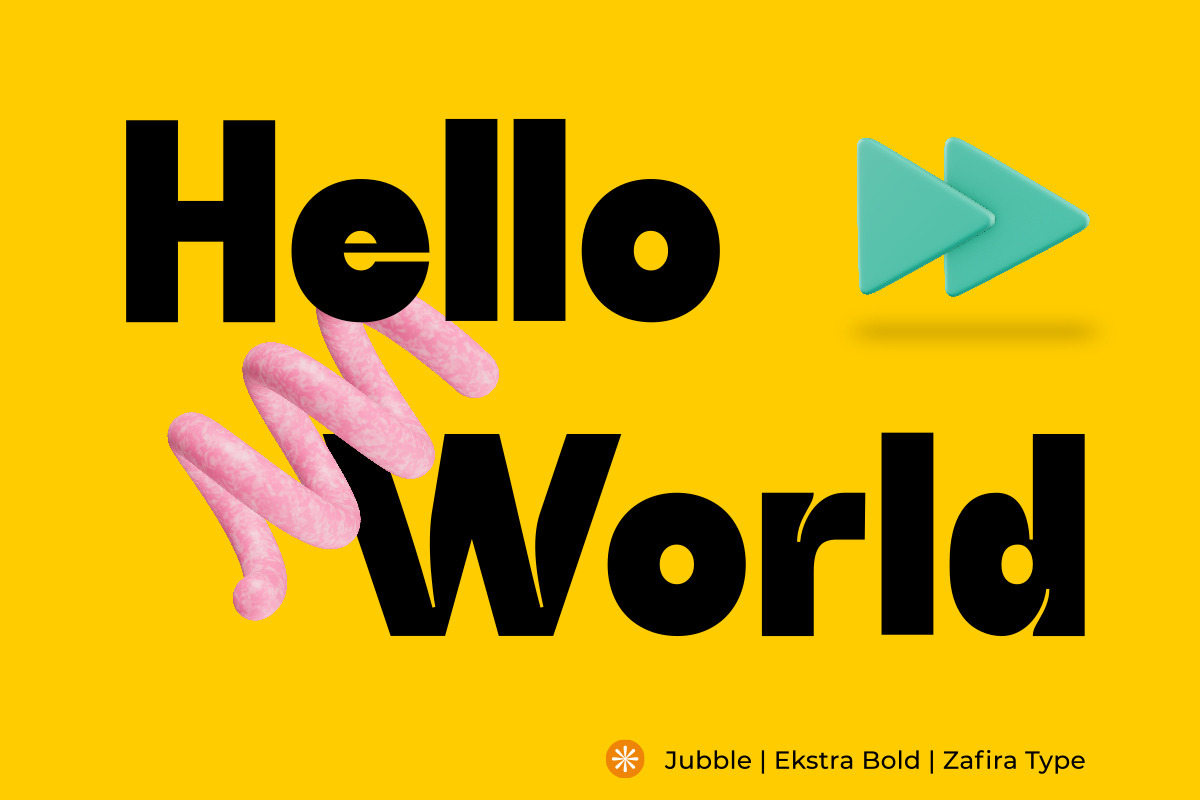 Jubble Extra Bold, a Sans Serif Font by Zafiratype (Photo 6 of 8)