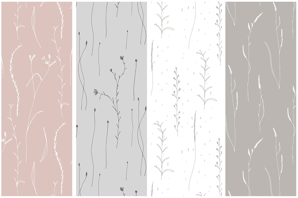 Wildflower Patterns + Templates Set, a Pattern Graphic by Youandigraphics (Photo 11 of 14)