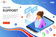 Online Support Isometric Services, a Person Illustration by TAlex (Thumbnail 6 of 6)