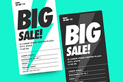 Set of Sale and Discount Banners, a Flyer Template by Orange Graphics (Thumbnail 1 of 6)