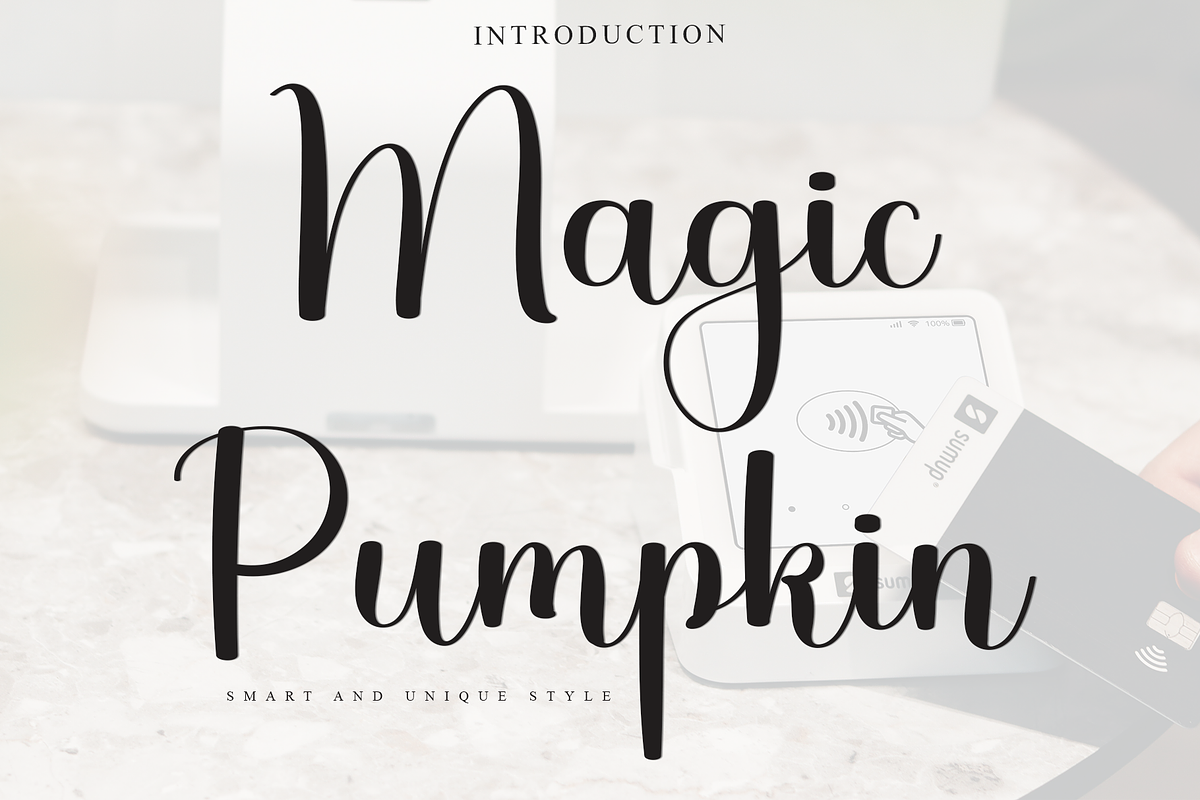 Magic Pumpkin, a Handwritten Font by FreshTypeINK (Photo 1 of 8)