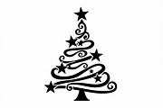 Festive Swirl Xmas Tree Bundle, an Illustration by yasushie (Thumbnail 12 of 21)