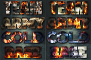 32 Extreme War Layer Styles Bundle 4, a Layer Style Add-On by DesignFathoms (Thumbnail 2 of 2)